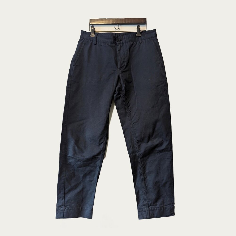 MAISON KITSUNÉ - Navy carrot pants - Sz 29